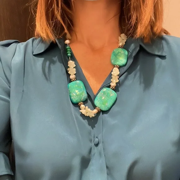 Semi Precious Stone Necklace - Picture 6 of 6